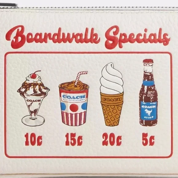 Coach NWOT Nolita 19 With Boardwalk Graphic - Picture 2 of 4